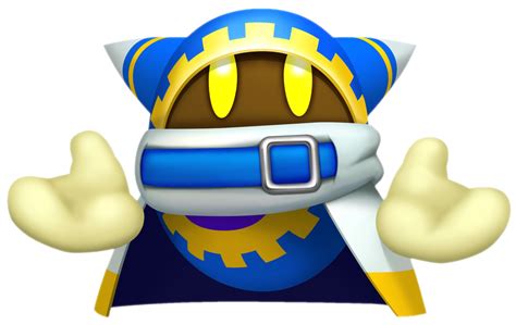 Kirby has formed bonds with so many characters, such as King Dedede, Meta Knight, Bandana Waddle Dee, Rick, Kine, Coo, Ribbon, Adeleine, Prince Fluff, Elline, Elfilin, and so much more. . Magolor kirby wiki